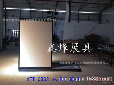 【鑫烽展具廠家定制0802推拉式木地板展示架硅藻泥展具瓷磚鐵架書畫墻紙展柜XF-0802推拉式展柜】廣州市番禺區沙頭街鑫烽機械零部件加工廠 - 產品庫